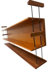 Mid-Century Modern Wall Mounted Shelf by Walter Wirtz for Wilhelm Renz, 1960s